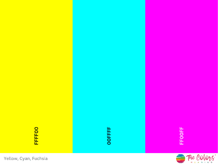 triadic cyan color palette