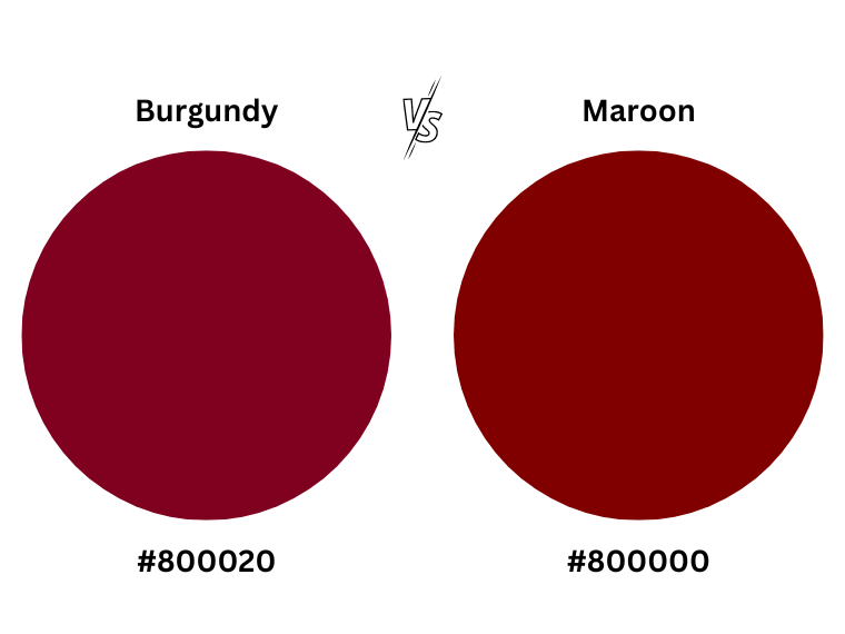 burgundy vs maroon