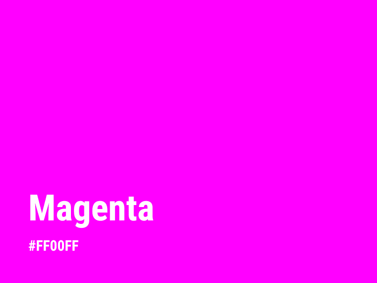 what color is magenta?