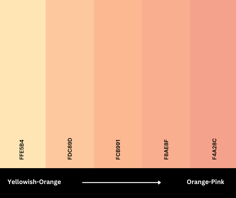 Pinkish Orange Color Name