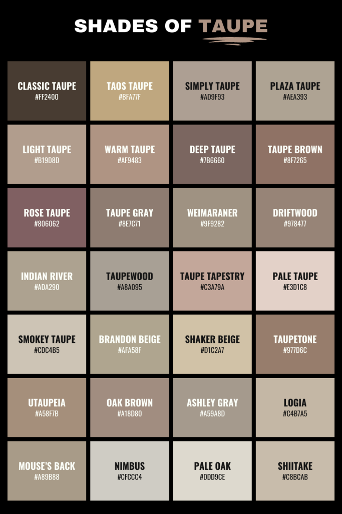 Shades of Taupe