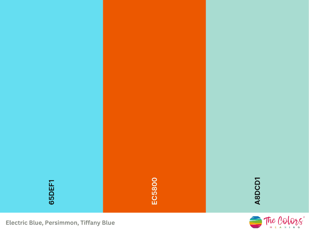 electric-blue-and-persimmon-color-combination