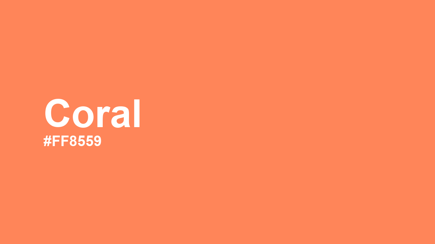Coral Color: Hex Code, Palettes and Meaning