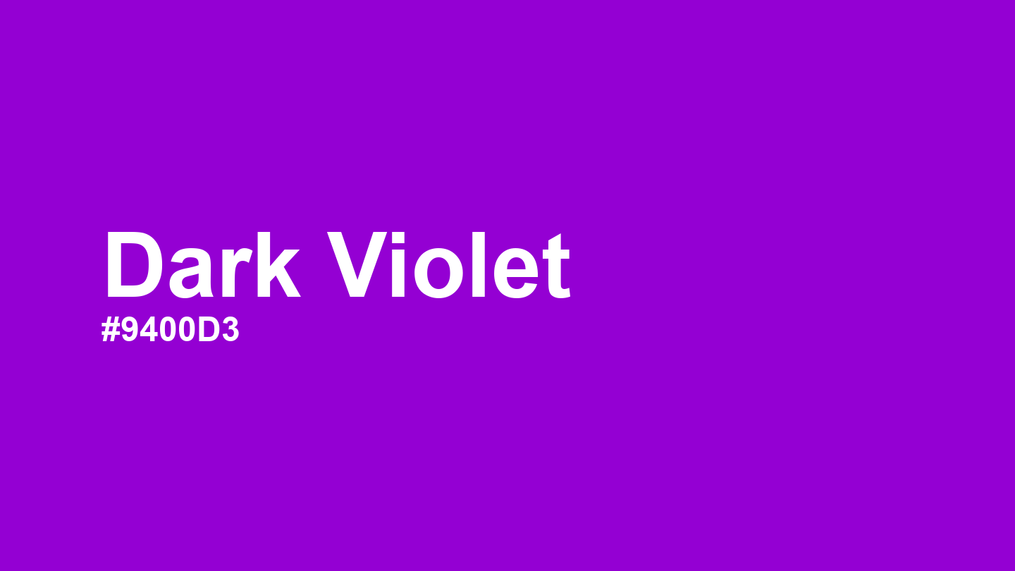 Dark Violet Rgb Code Dark Violet Color: Hex Code, Palettes and Meaning