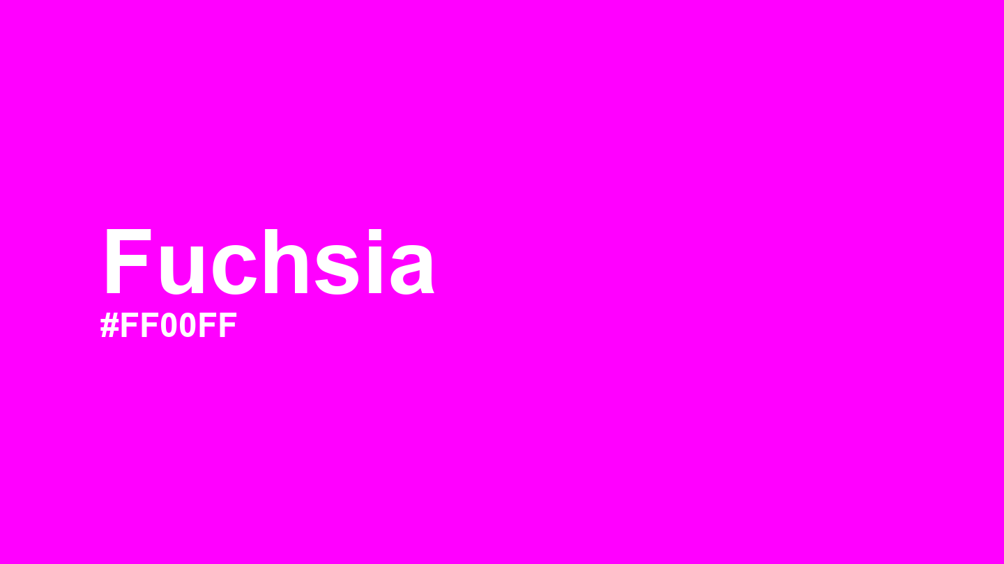 Fusha Color Fuchsia Color: Hex Code, Palettes and Meaning