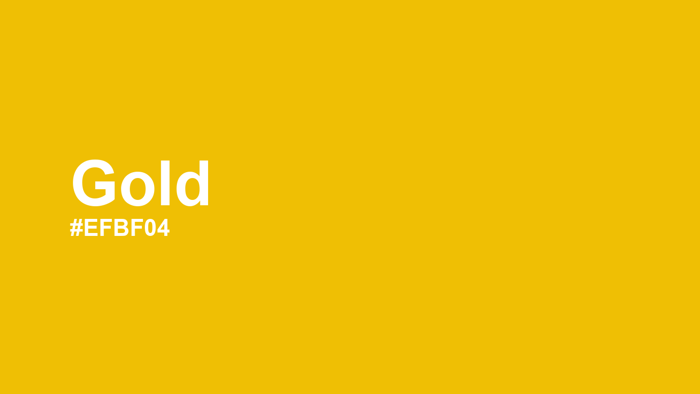 Gold Color: Hex Code, Palettes and Meaning
