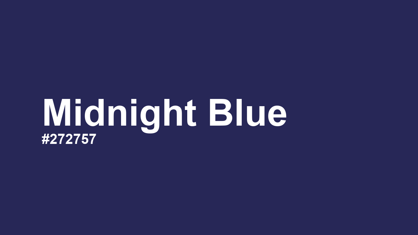 Midnight blue color