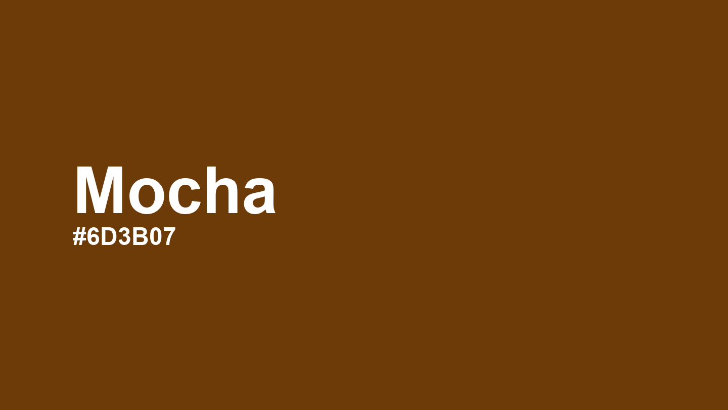 Mocha Java Colour Sample Mocha Color: Hex Code, Palettes and Meaning