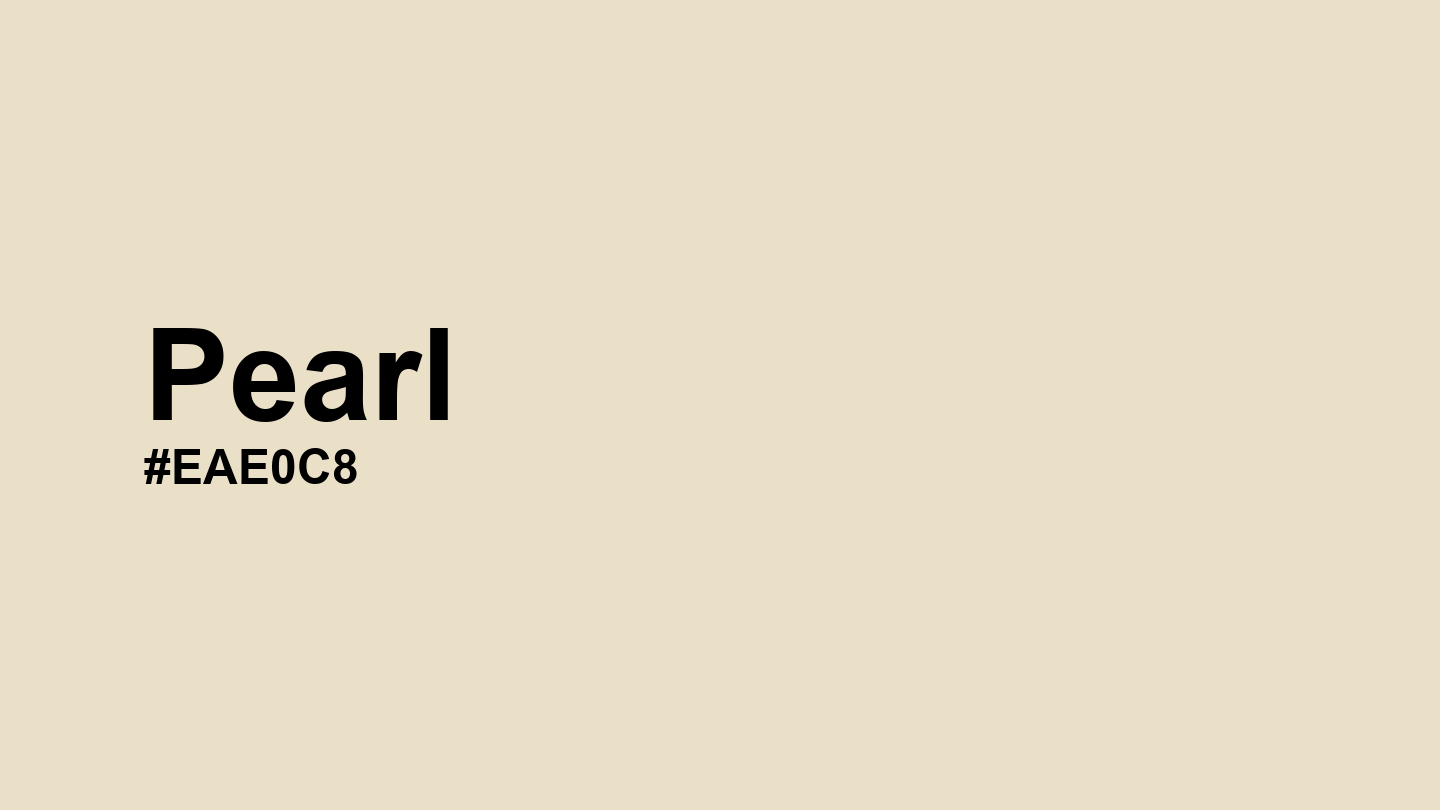 Pear Color Code Pearl Color: Hex Code, Palettes and Meaning