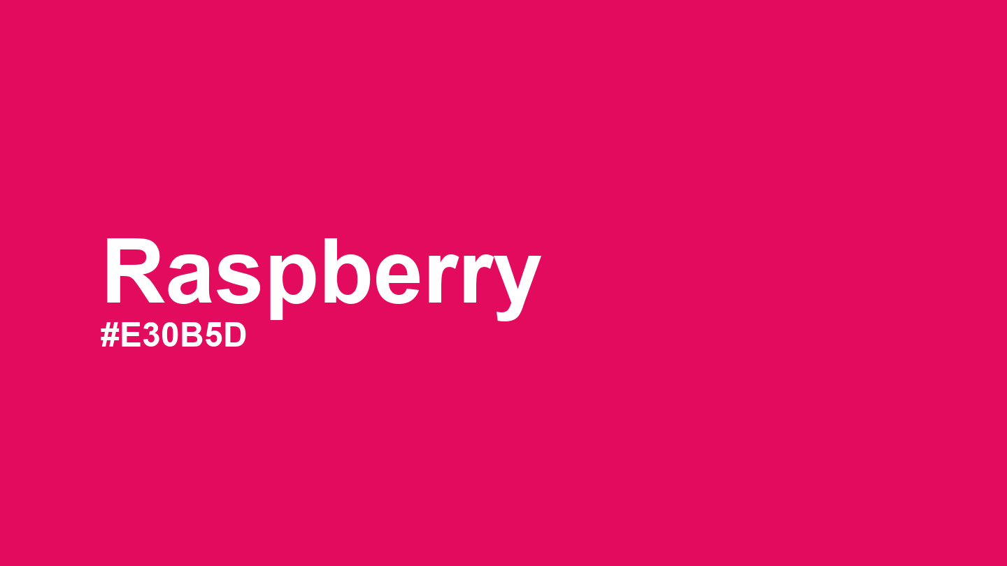 Raspberry Color: Hex Code, Palettes and Meaning