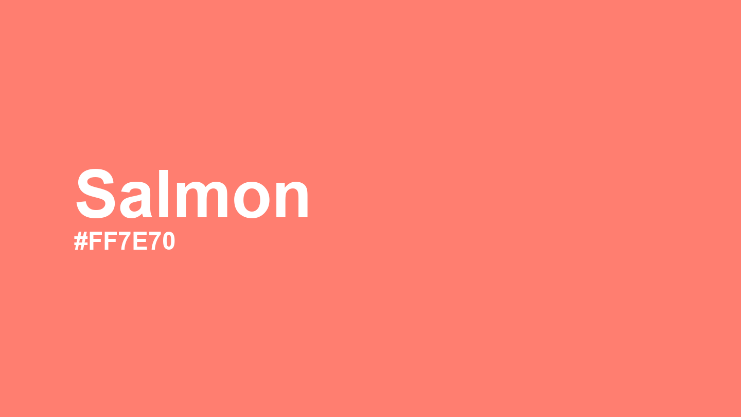 Salmon Color: Hex Code, Palettes and Meaning