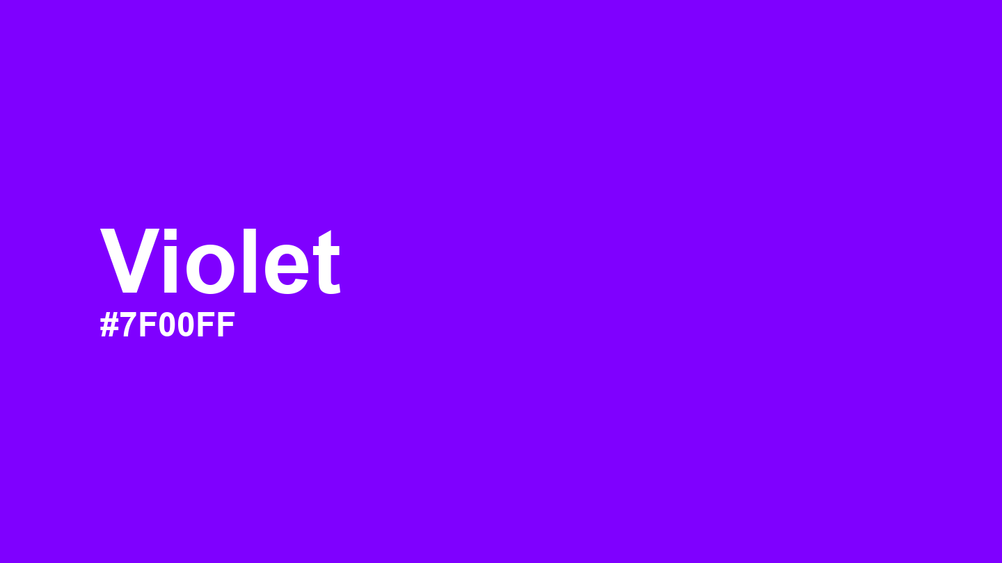 Violet Color: Hex Code, Palettes and Meaning